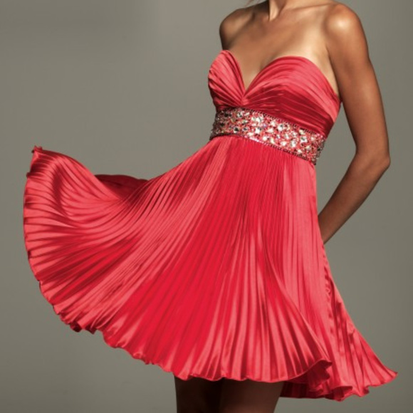 ๐2xHP!!!๐NWT Evenings by Allure Red A444 Dress - Picture 1 of 6